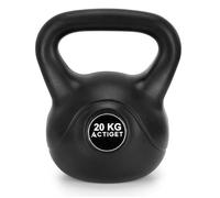 Kettlebell - SPRINGOS - 20 kg - ABS - Noir - Outil d'entraînement universel