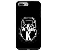 Kettlebell Vitamine K Gym Training Lettre Initiale Coque pour iPhone 7 Plus/8 Plus