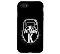 Kettlebell Vitamine K Gym Training Lettre Initiale Coque pour iPhone SE (2020) / 7/8