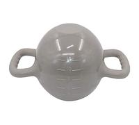 Kettlebells Pvc Poids Réglable Fitness Kettlebell Poignée D'Oreille Portable À Double Pour La Force Et La Formation Cardio,Gris