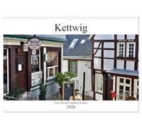 Kettwig le plus beau quartier d'Essen, Version française (Calendrier mural 2026 DIN A3 portrait), Calendrier CALVENDO mensuel
