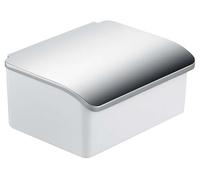 KEUCO ELEGANCE Boîte de papier humide, avec couvercle, chromé / porcelaine, 11667013000