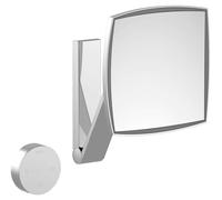 KEUCO Miroir de soins de beauté iLook_move 17613019002 — éclairé, angulaire, lumière réglable, chromé