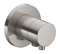 Keuco 59541071101 robinet d'arrêt dissimulé, raccord de tuyau, poignée Comfort Select , rond, Inox -finition