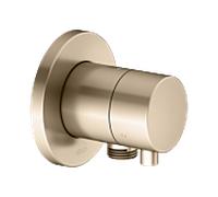 Keuco 59548031101 vanne de dérivation à 3 voies dissimulée, raccord de tuyau, poignée Comfort Select , ronde, bronze brossé