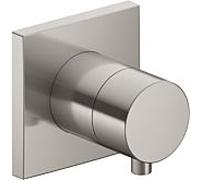 Keuco Ixmo 59548071002 Vanne de dérivation dissimulée à 3 voies, poignée Comfort , carrée, finition en acier inoxydable