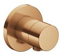 Keuco IXMO Armatur 59549, Vanne dÃ©coulement et dinversion 3 voies avec raccord de flexible UP, rosace ronde, poignÃ©e Pure, avec arrÃªt, Coloris: bronze brossÃ© - 59549030101