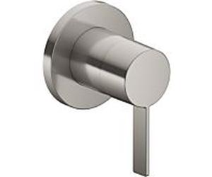 Keuco 59551059501 Mitigeur de douche à encastrer, rond, nickel brossé