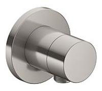 Keuco 59556070101 Inverseur 2 voies dissimulé, raccord de tuyau, poignée Pure, ronde, finition Inox