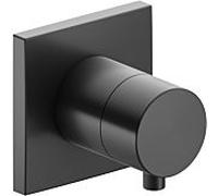 Keuco 59556131002 Inverseur 2 voies à Comfort Select , poignée match0 , carré, noir chrome brossé