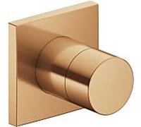 Robinet Keuco IXMO 59557, robinet darrÃªt et inverseur 2 voies encastrÃ©, rosace carrÃ©e, poignÃ©e Puro, Coloris: bronze brossÃ© - 59557030002