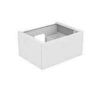 Keuco armoire Edition 11 31341270000 70 x 35 x 53,5 cm, peinture mate, verre blanc sat.