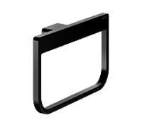 KEUCO AVENO anneau porte-serviettes 14621370000 24 cm, pivotante , à coller/visser, noir mat