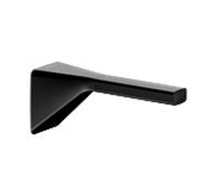 KEUCO Porte-rouleaux de papier toilette AVENO 14663370000 – fixation cachée – Noir mat