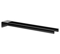 KEUCO AVENO Porte-serviettes, 450 mm de profondeur, 2 bras, fixe, 14618370000, Couleur: Noir Mat
