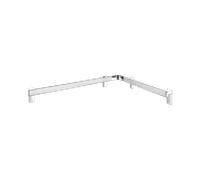 Keuco Axess douche/bain main courante 35011178602 aluminium argent anodisé/chromé, 850 x 650 mm