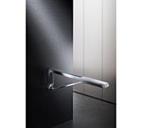 Keuco Axess support de toilette rail rabattable 35003170851 aluminium anodisé argent/ blanc , 850 mm