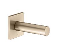 KEUCO IXMO Bec déverseur pour baignoire, rosace carrée, saillie 130mm, 59545030002, Couleur: bronze brossé