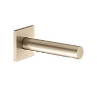 Keuco bec de baignoire 59545030102 180 mm, bronze brossé, rosace carrée