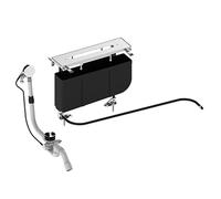 Keuco Bloc de montage pour robinet 3 trous pour rebord de baignoire, sur carrelage, 51130000075,