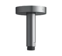 Bras de douche KEUCO, raccordement au plafond, rond, saillie 100 mm, 51689130100, Couleur: Chrome noir brossé