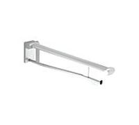 Keuco bras de WC Plan Care 34903170751 700 mm, aluminium anodisé argent / blanc
