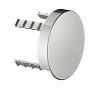 KEUCO Cache universel 59949210001 rond, pour interrupteur de tuyau, finition inox