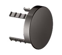 KEUCO Cache universel 59949350001 rond, pour interrupteur de tuyau, noir titane brossé