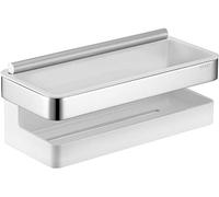 Keuco Panier porte-éponge Moll 12759010000 chromé/blanc 3 pièces 240 x 110 mm