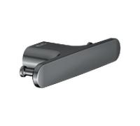 Keuco crochet Edition 400 serviettes match0 11515130000 Chrome noir brossé, double