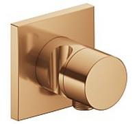 Keuco dérivation dissimulée à 3 voies, support de douche, poignée Pure, carrée, bronze brossé