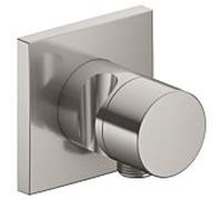 Keuco Inverseur 3 voies encastré, support de douche, poignée Pure, carré, nickel brossé