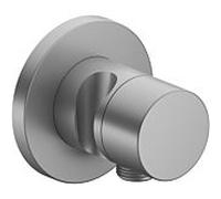 Keuco IXMO robinetterie 59548, inverseur 3 voies avec raccord de flexible et support de douche encastrÃ©, poignÃ©e Pure, sans arrÃªt, 59548, Coloris: finition aluminium - 59548170201