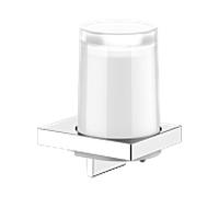 KEUCO Distributeur de savon Edition 11 - Verre renversé en cristal véritable 180 ml - Chromé