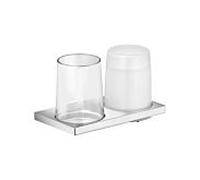 Keuco double Edition 11 match0 11153019000 cristal véritable, chrome