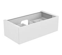 Keuco Edition 11 armoire 31351270000 105 x 35 x 53,5 cm, verre dépoli, de la peinture et blanc