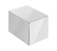 KEUCO EDITION 11 ART Sideboard, 1 tiroir frontal, 400x350x490mm, avec éclairage LED, 32541880401, Corps/Avant: Manhattan Verre / Manhattan Verre