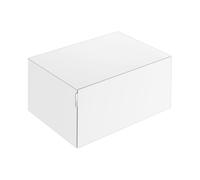 KEUCO EDITION 11 ART Buffet, 1 tiroir frontal, 800x350x490mm, 32541840800, Corps/Avant: Verre blanc satiné / Verre blanc satiné
