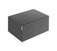 Keuco Edition 11 Art Buffet 32541340800 80x35x49cm, façade coulissante 2000 , laque satinée, verre satiné, fumé