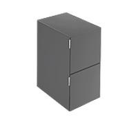 Keuco Edition 11 Art Buffet 32542870401 40x70x49cm, 2 tiroirs en façade, éclairage intérieur, verre satiné, fumé