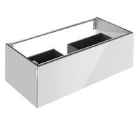 Meuble sous-vasque Keuco Edition 11 Art 32511351200 120x35x49cm, tiroir frontal 2000 , finition satinée, verre, Manhattan