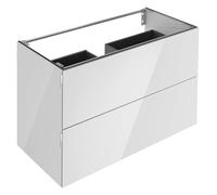KEUCO EDITION 11 ART meuble sous-lavabo, 2 tiroirs frontaux, 1200x700x490mm, 32512881200, Corps/Avant: Manhattan Verre / Manhattan Verre