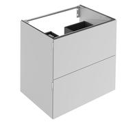 KEUCO EDITION 11 ART meuble sous-lavabo, 2 tiroirs frontaux, 800x700x490mm, avec éclairage LED, 32512550801, Corps/Avant: Manhattan Laque satinée / Manhattan Laque satinée
