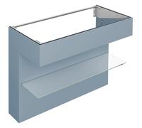 KEUCO EDITION 11 ART Meuble sous-lavabo avec tablette, 1200x870x490mm, avec éclairage LED, 32510531201, Corps/Avant: Blue Satin Laque satinée / Blue Satin Laque satinée