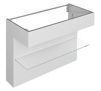 KEUCO EDITION 11 ART Meuble sous-lavabo avec tablette, 1200x870x490mm, avec éclairage LED, 32510551201, Corps/Avant: Manhattan Laque satinée / Manhattan Laque satinée