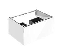 Keuco Edition 11 Art Meuble sous vasque 32511970801 800 x 350 x 490 PG2 sur mesure, avec tiroir coulissant et éclairage