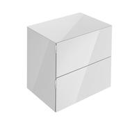 KEUCO EDITION 11 ART Sideboard, 2 tiroirs à casseroles, 800x700x490mm, 32542880800, Corps/Avant: Manhattan Verre / Manhattan Verre