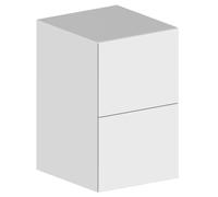 KEUCO EDITION 11 ART Sideboard, 2 tiroirs frontaux, 400x700x490mm, avec éclairage LED, 32542850401, Corps/Avant: Sable Verre satiné / Sable Verre satiné