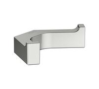 KEUCO EDITION 11 Crochet pour serviette, crochet double, fixation cachée, 11115060000, Couleur: acier inoxydable