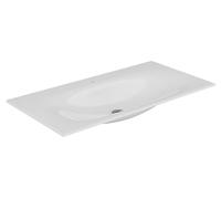KEUCO EDITION 11 Lavabo à encastrer en céramique, 1055x17x538mm, avec 1 trou pour robinet, blanc, 31150311001